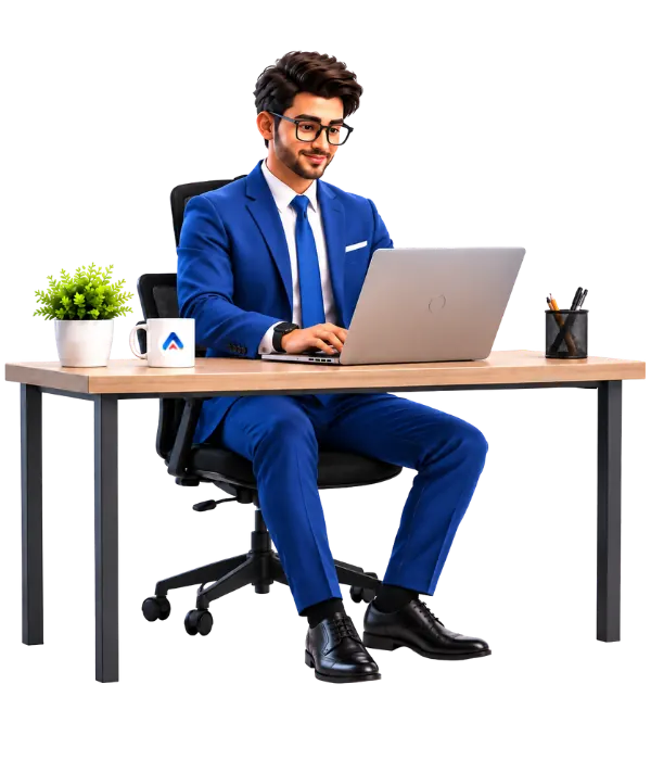 Sales professional working in Tranquil CRM ONE