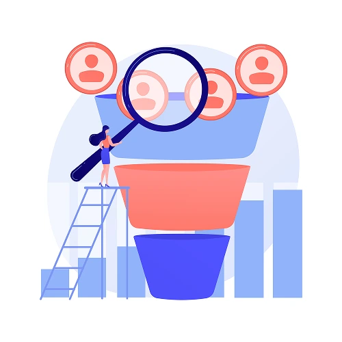 Dashboard showing sales pipeline and lead status